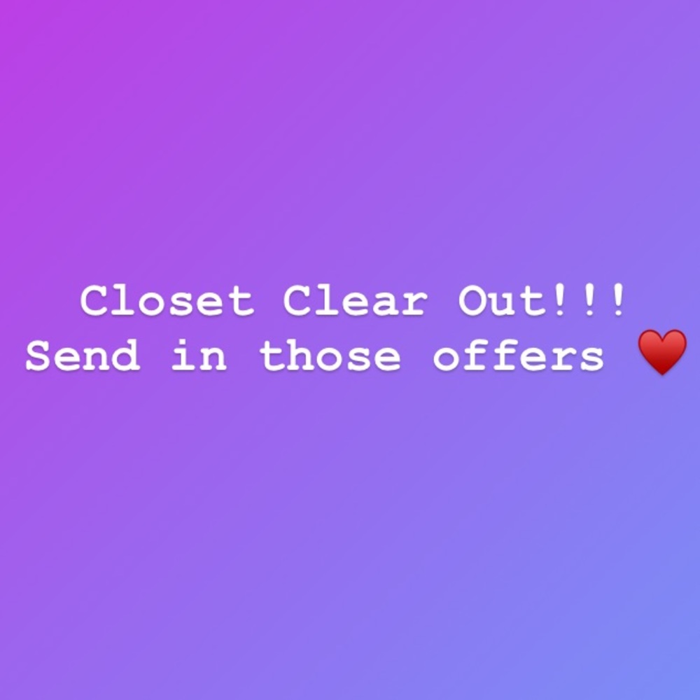 Clearing Out Closet